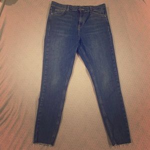 Top shop Jamie Moto jeans size 30x30